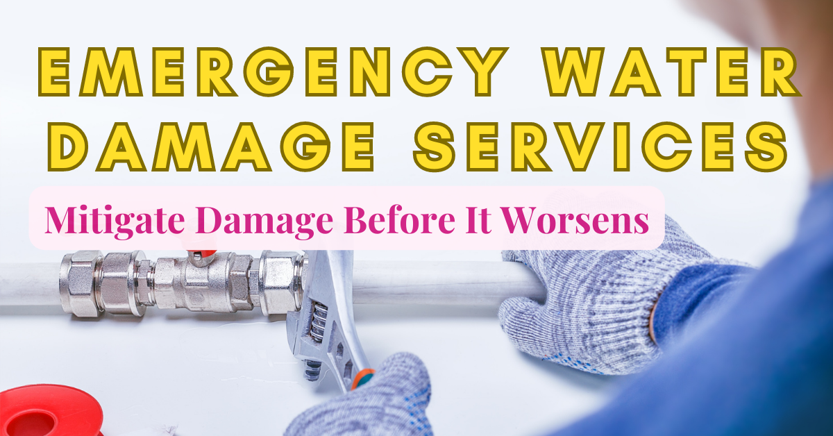 emergency water damage services