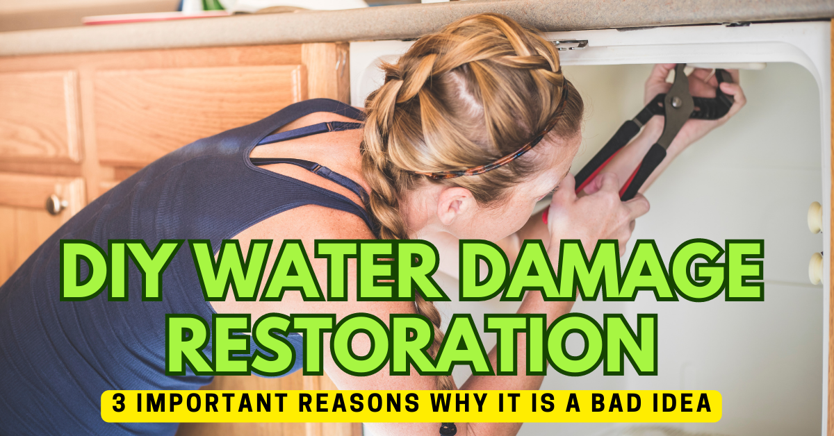 water damage restoration DIY