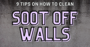 clean soot off walls