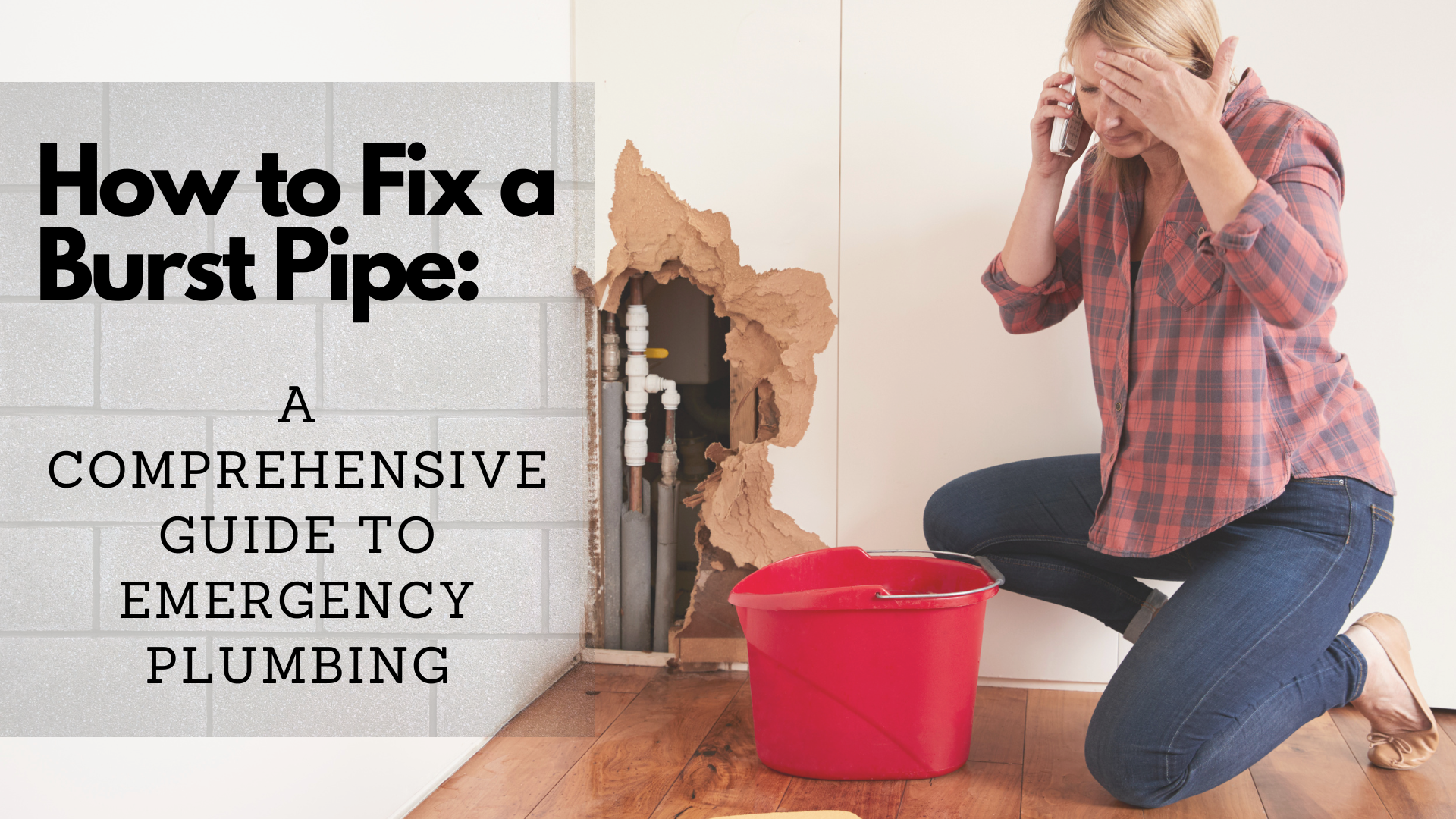 how to fix a burst pipe